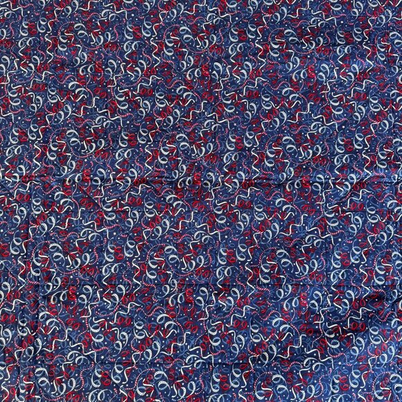 Patriotic 4th Of July Quilted Lap Blanket 50x36 Inches Reversible Fireworks & US - Picture 4 of 6